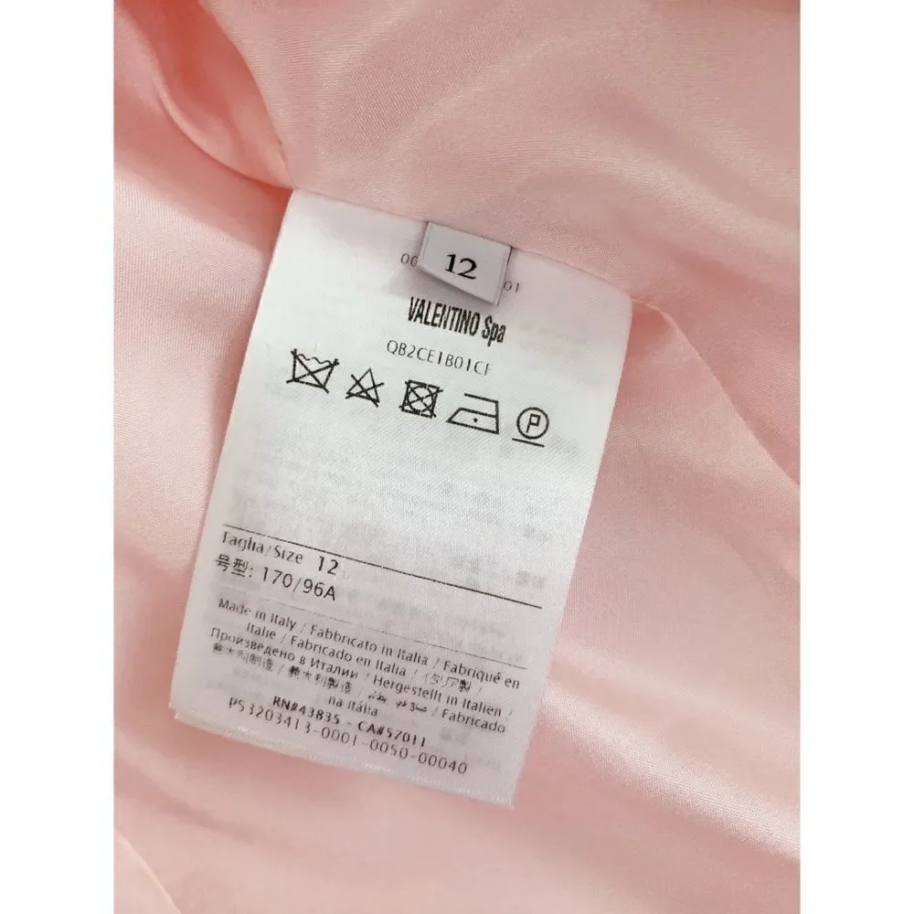 Valentino Crepe Couture flare Jacket Soft Pink